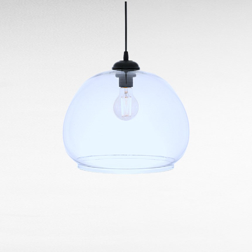 GLASS OVAL SHAPE LIGHT BLUE COLOR Φ30 |H30 cm