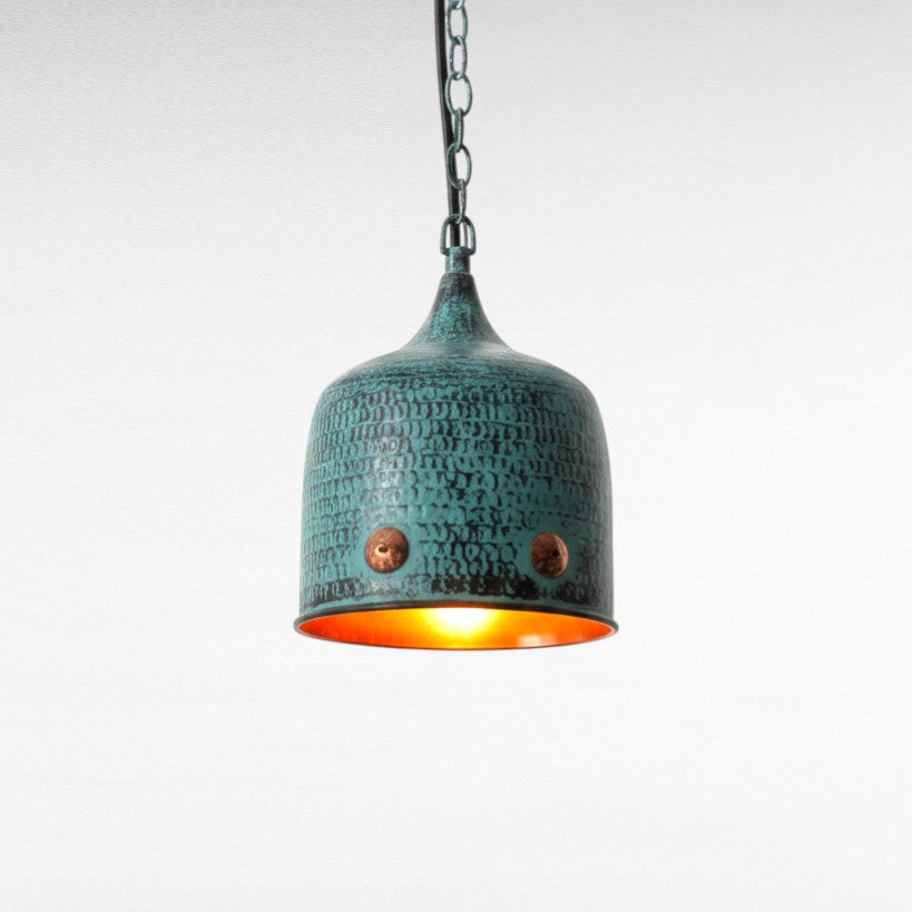 COPPER BELL SHAPE HAMMERED Φ15 |H20 cm