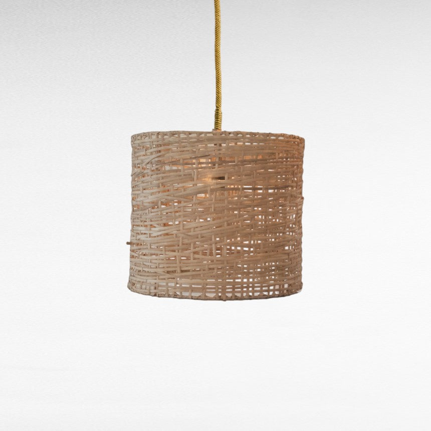 NATURAL RATTAN STRIPS CYLINDER SHAPE Φ40 |H35 cm