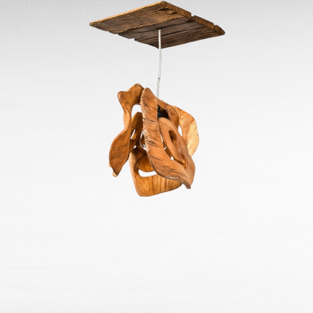 TEAK WOOD ROOT NATURAL SHAPE Φ45 |H45 cm