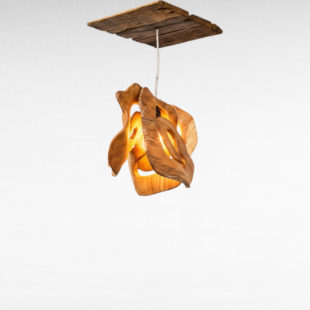TEAK WOOD ROOT NATURAL SHAPE Φ45 |H45 cm