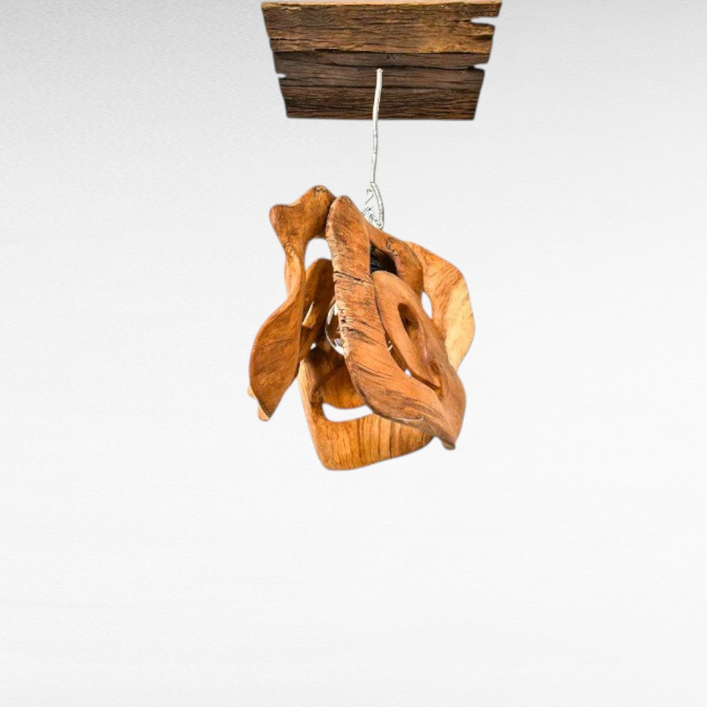 TEAK WOOD ROOT NATURAL SHAPE Φ45 |H45 cm