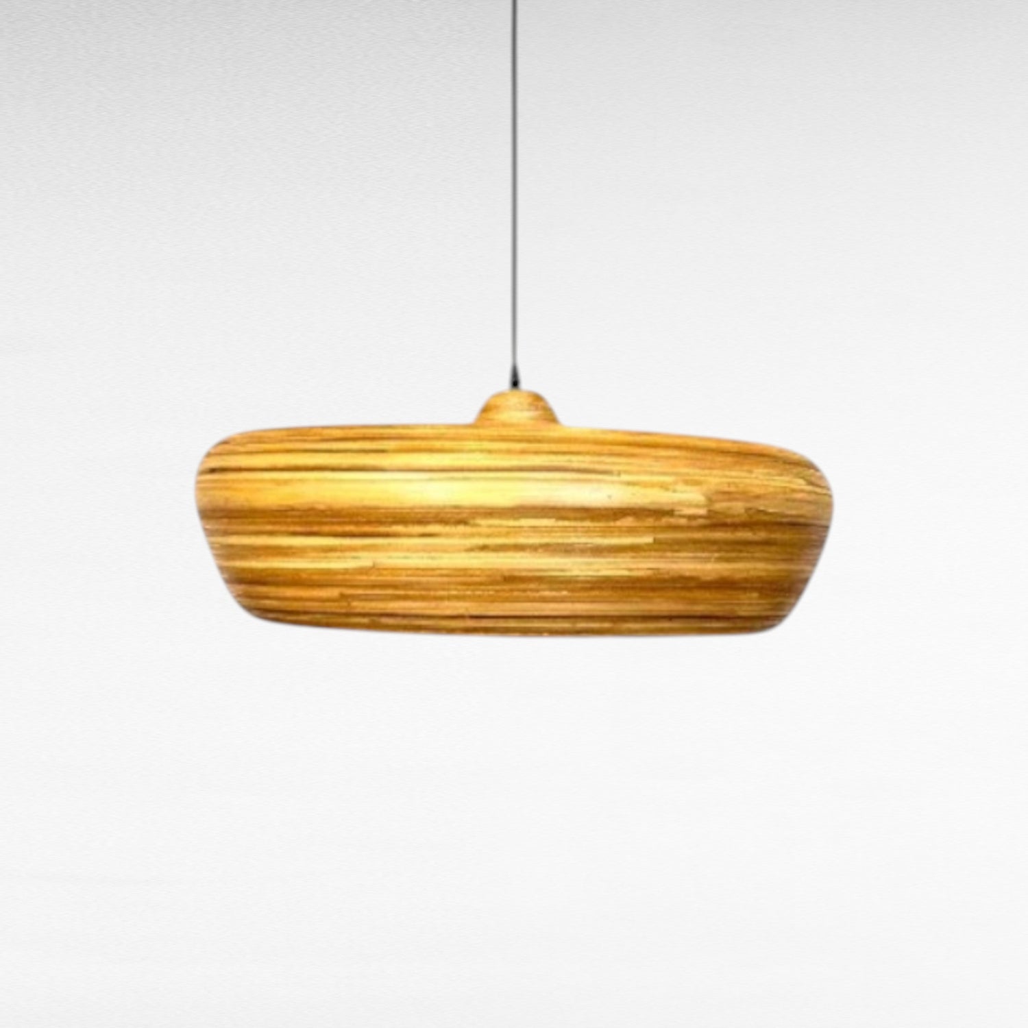 NATURAL LAYERED BAMBOO Φ30 |H20 cm