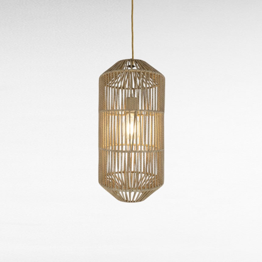ROPE HANDWOVEN CAGE SHAPE Φ40 |H65 cm