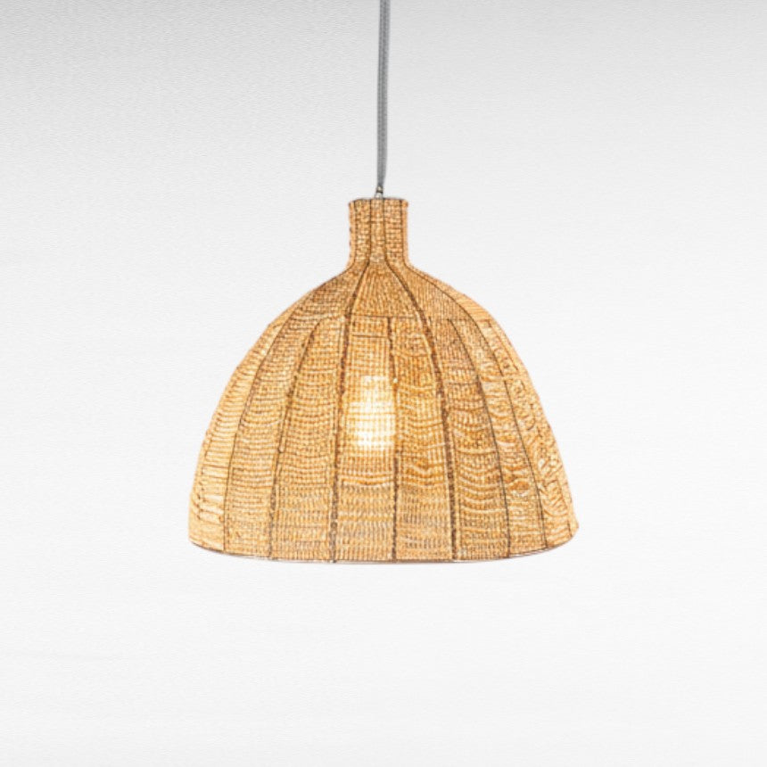 WOODEN BEADS BLEACH DOME SHAPE Φ40 |H40 cm