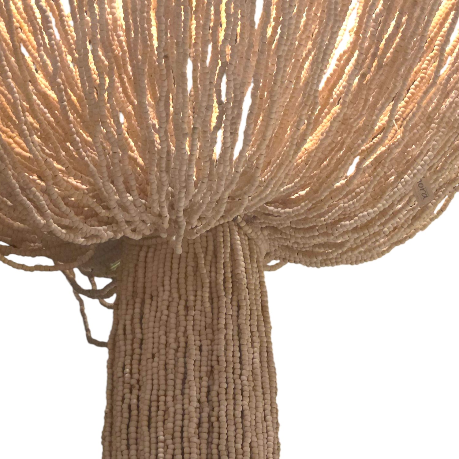 WOODEN BEADS CHANDELIER HANDMADE Φ80 |H200 cm