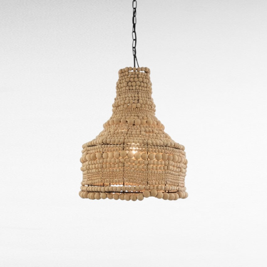 WOODEN BEADS CHANDELIER Φ53 |H70 cm