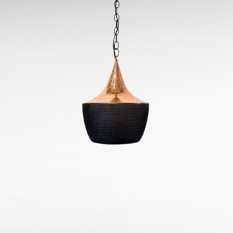 COPPER DOME SHAPE HAMMERED Φ28 |H34 cm
