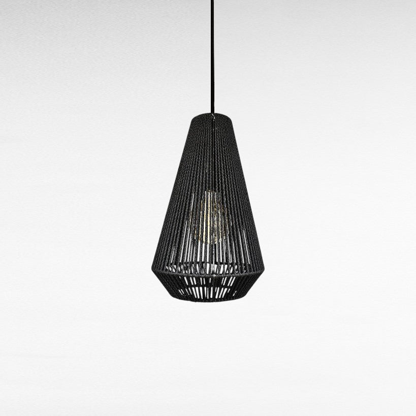 ROPE HANDVOWEN CONICAL SHAPE Φ30 |H54 cm