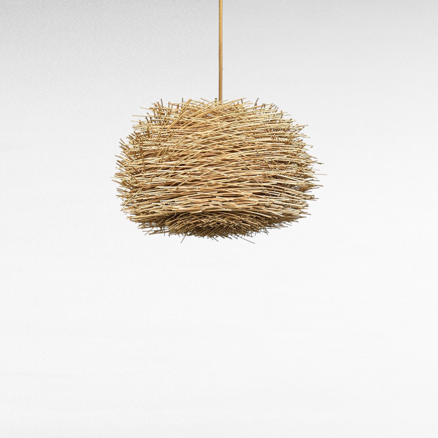 BAMBOO SPLINTS HANDMADE SEA URCHIN SHAPE Φ80 |H40 cm