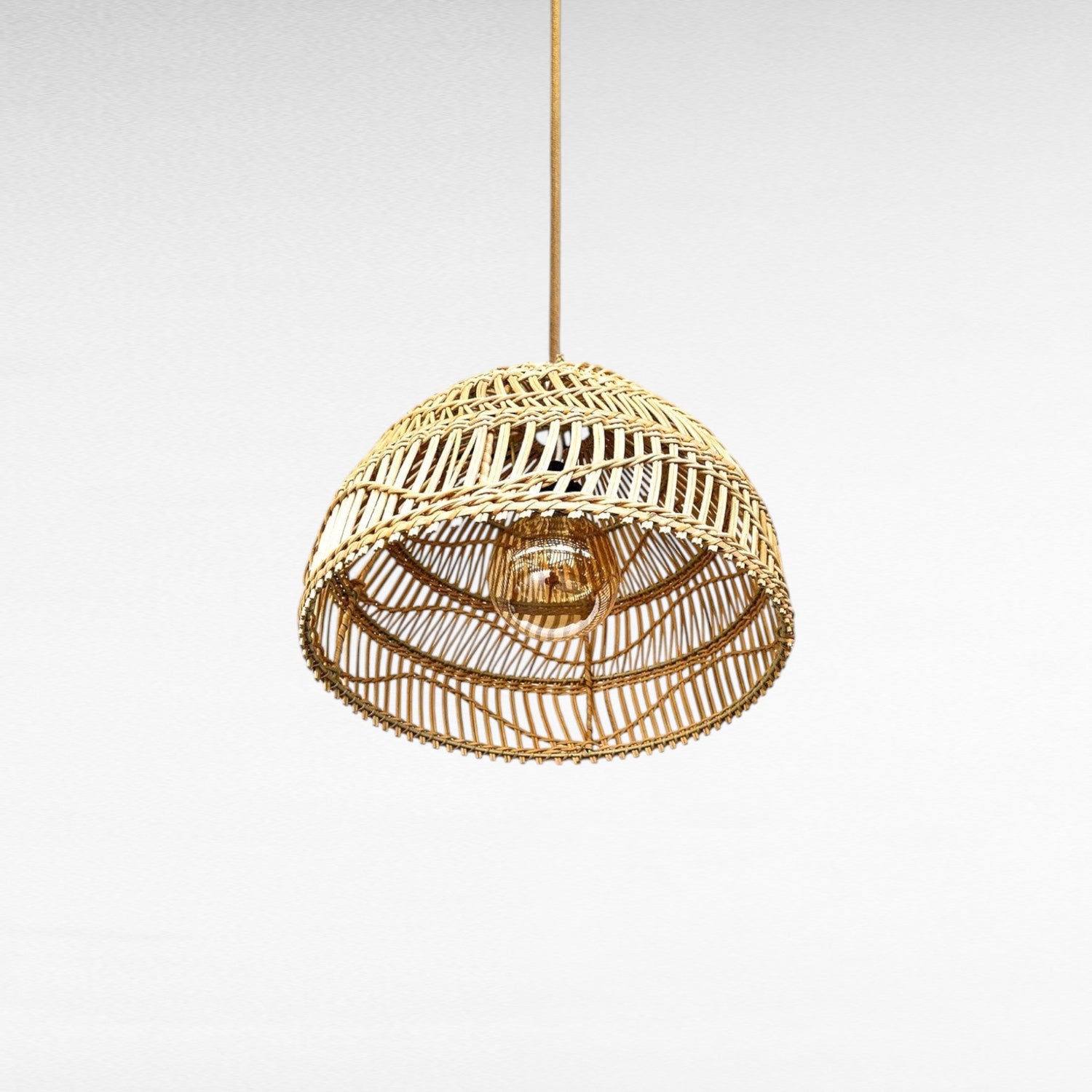 NATURAL RATTAN BELL SHAPE Φ40 |H35 cm
