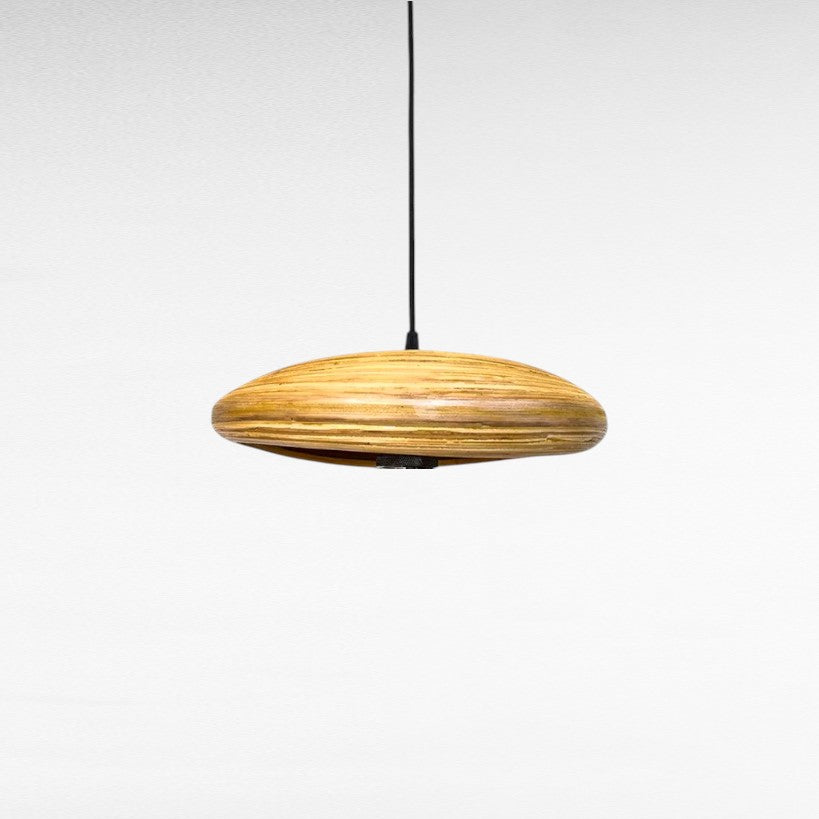 NATURAL LAYERED BAMBOO Φ30 |H15 cm