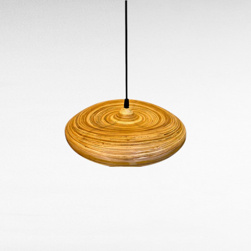 NATURAL LAYERED BAMBOO Φ30 |H15 cm