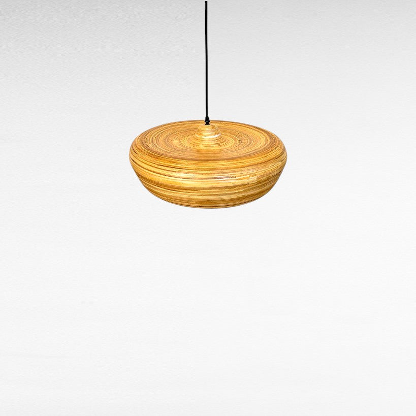 NATURAL LAYERED BAMBOO Φ40 |H20 cm