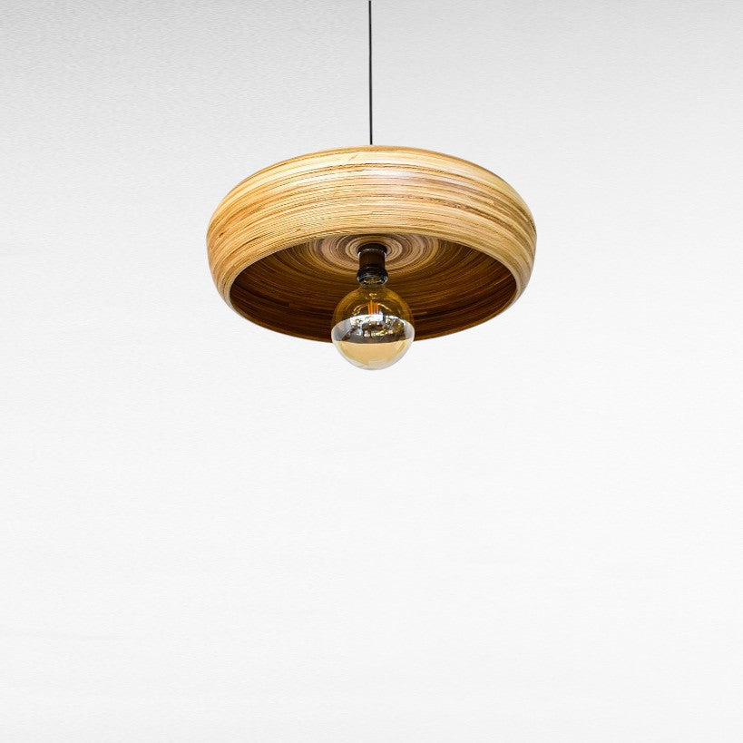 NATURAL LAYERED BAMBOO Φ50 |H20 cm