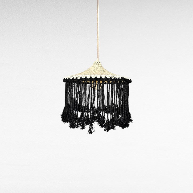 ROPE TRIANGLE SHAPE WITH FRINGES Φ65 |H60 cm