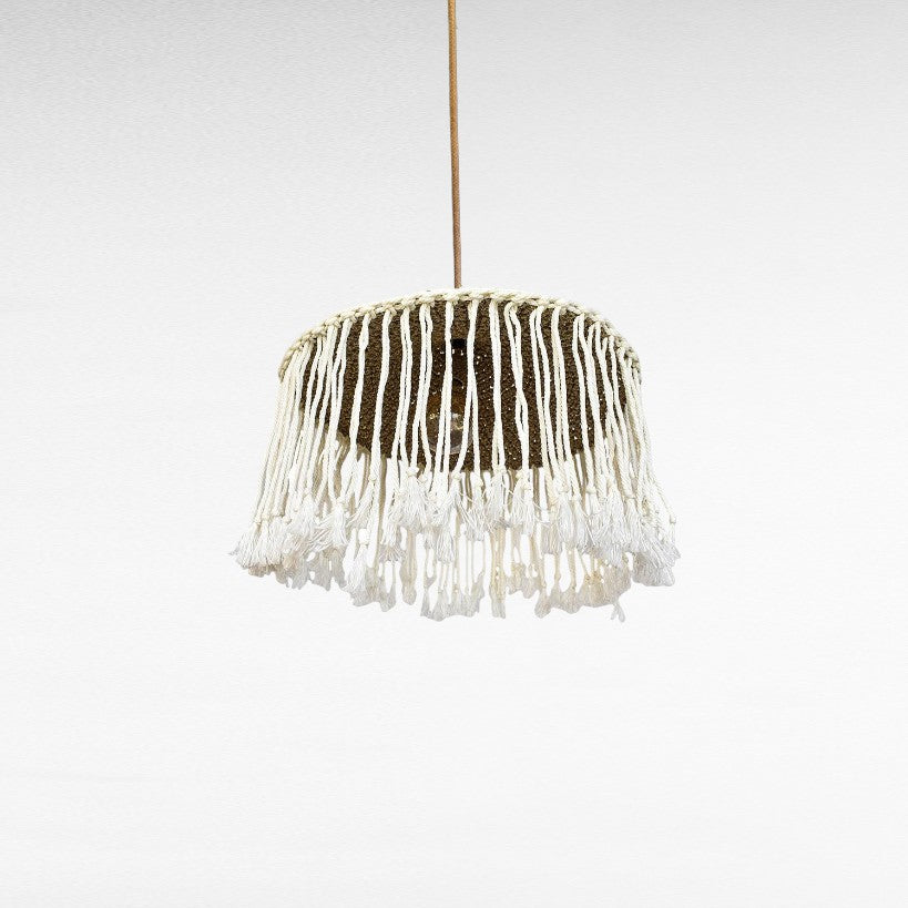 ROPE TRIANGLE SHAPE WITH FRINGES Φ65 |H60 cm