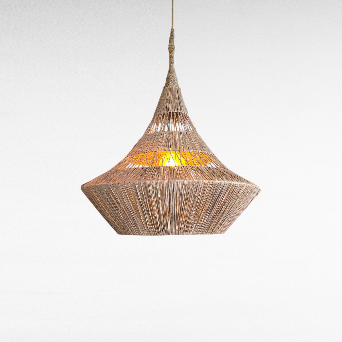 NATURAL GRASS FLARED CONICAL SHAPE Φ60 |H60 cm