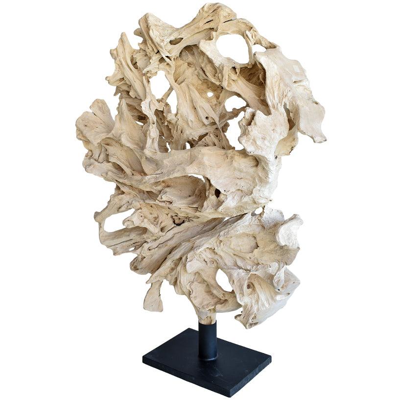 SUAR WOOD DECOR ON BASE 100x40x142cm - Chora Mykonos