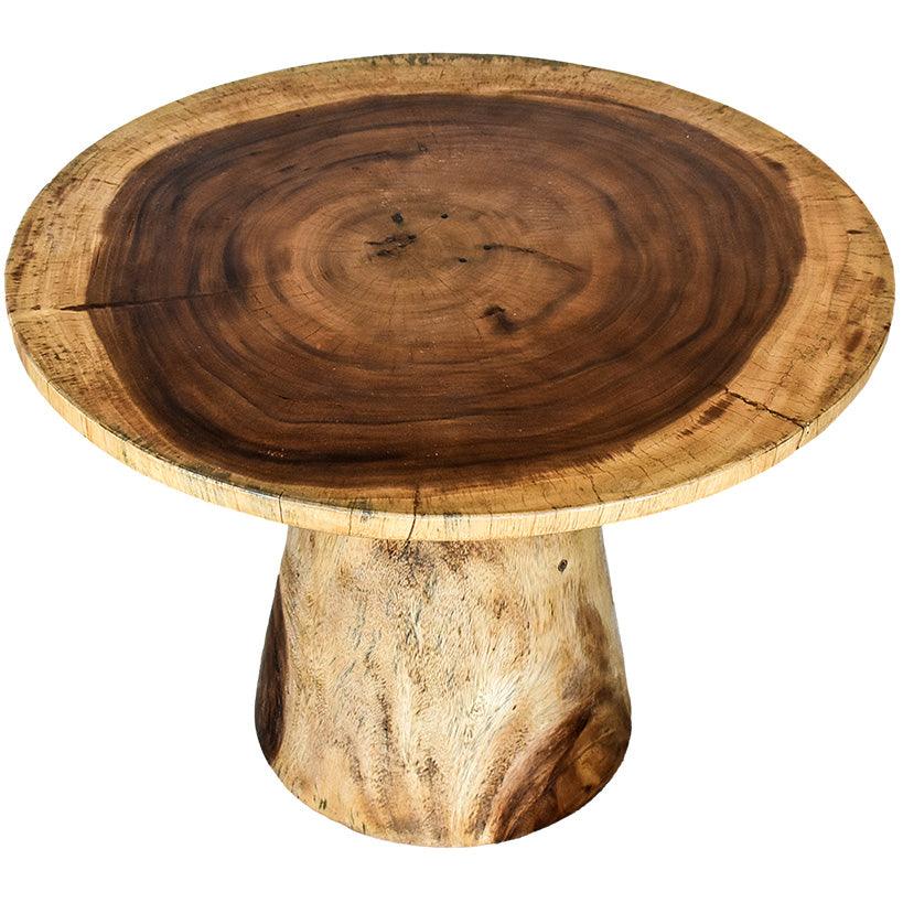 SUAR WOOD COFFEE TABLE 60x60x50cm - Chora Mykonos