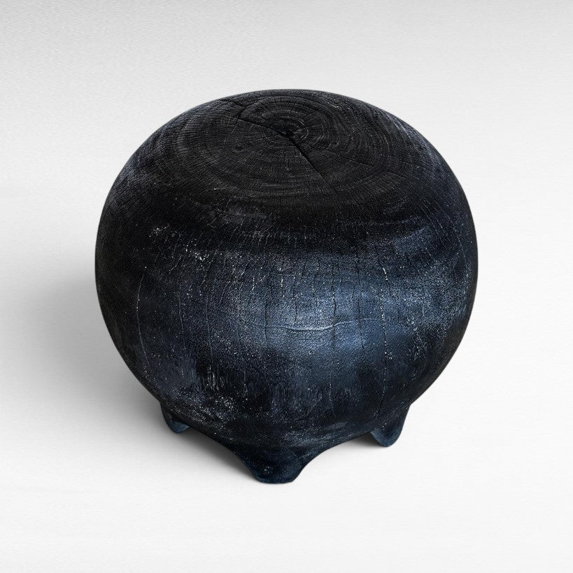 BLACK MANGO SIDE TABLE 55x55x60cm - Chora Mykonos