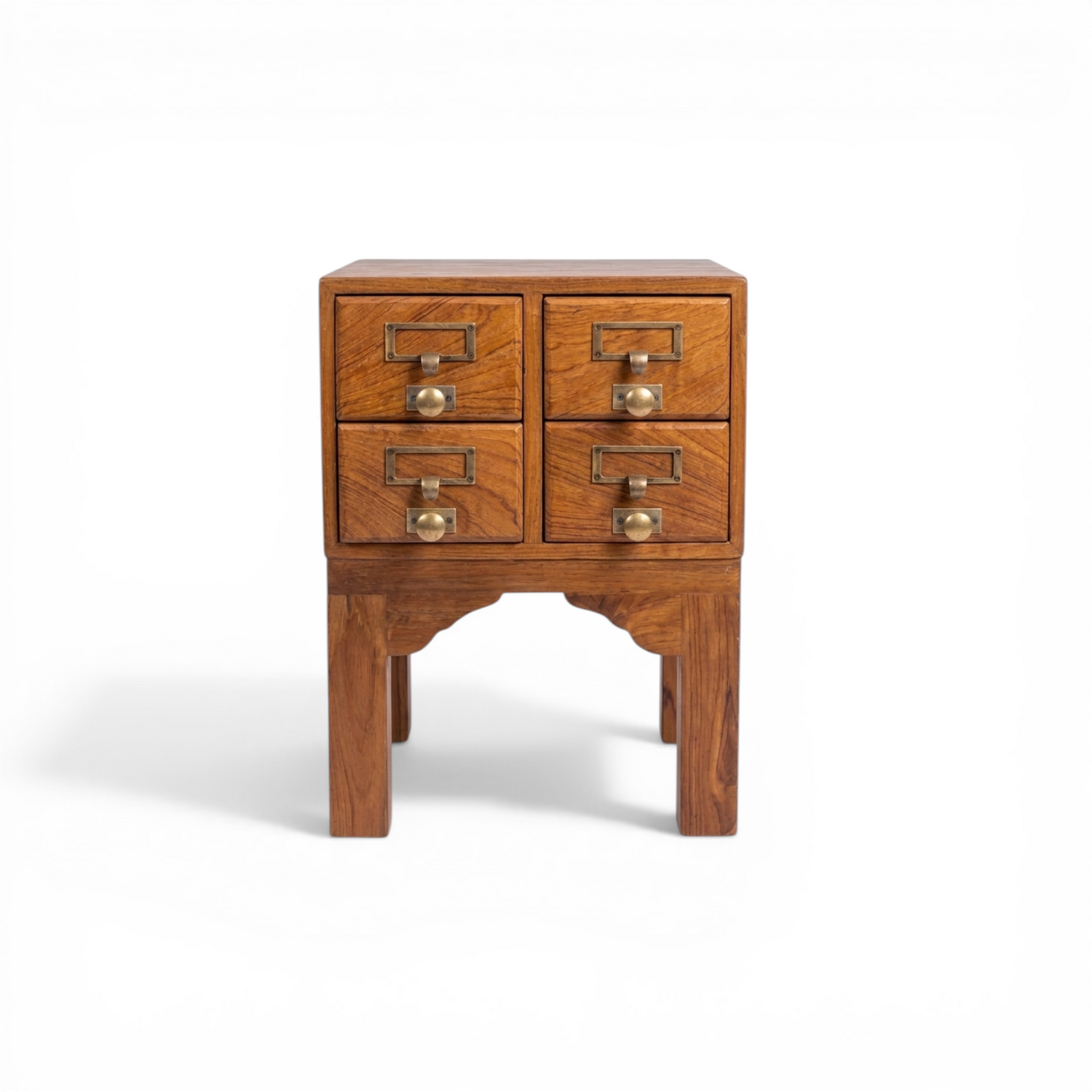 TEAK WOOD SIDE TABLE W35 |D40 |H50 CM