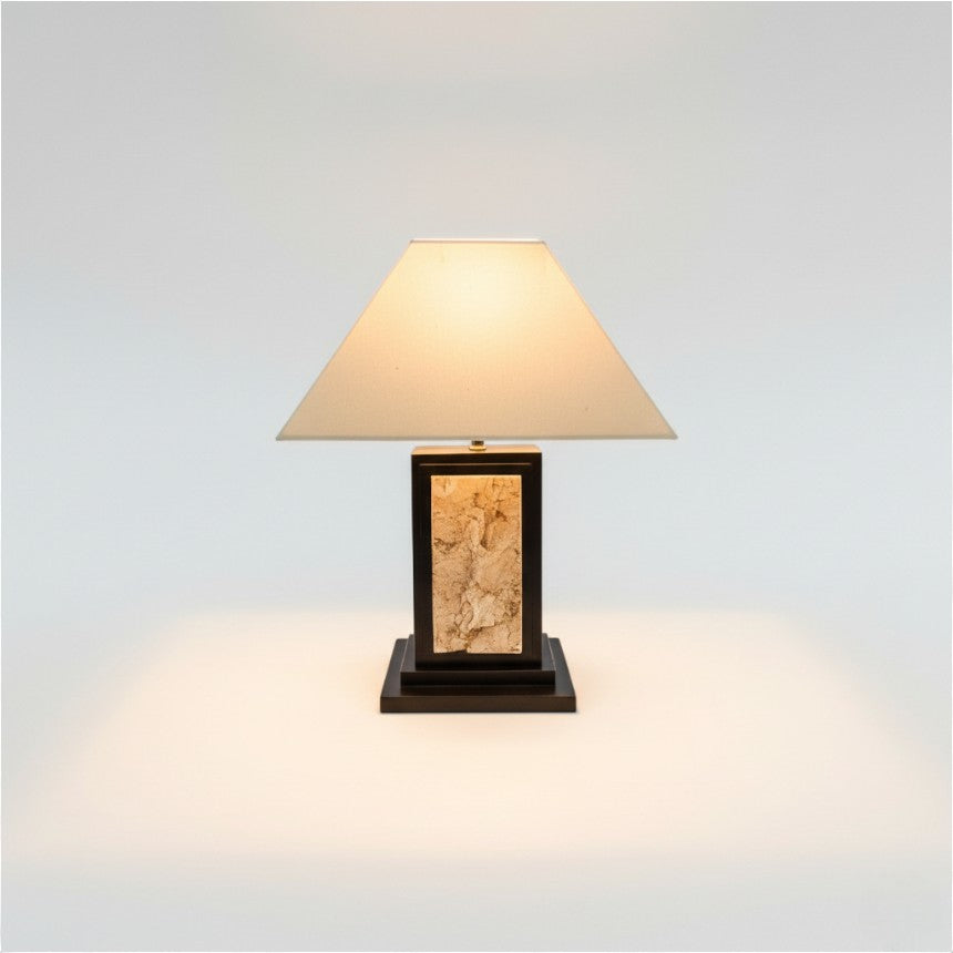 Wood & Stone Table Lamp