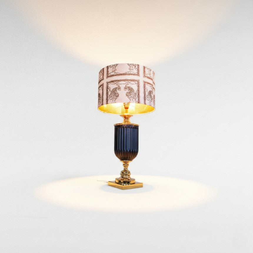 Tiger Glass Table Lamp: Regal Lighting Piece