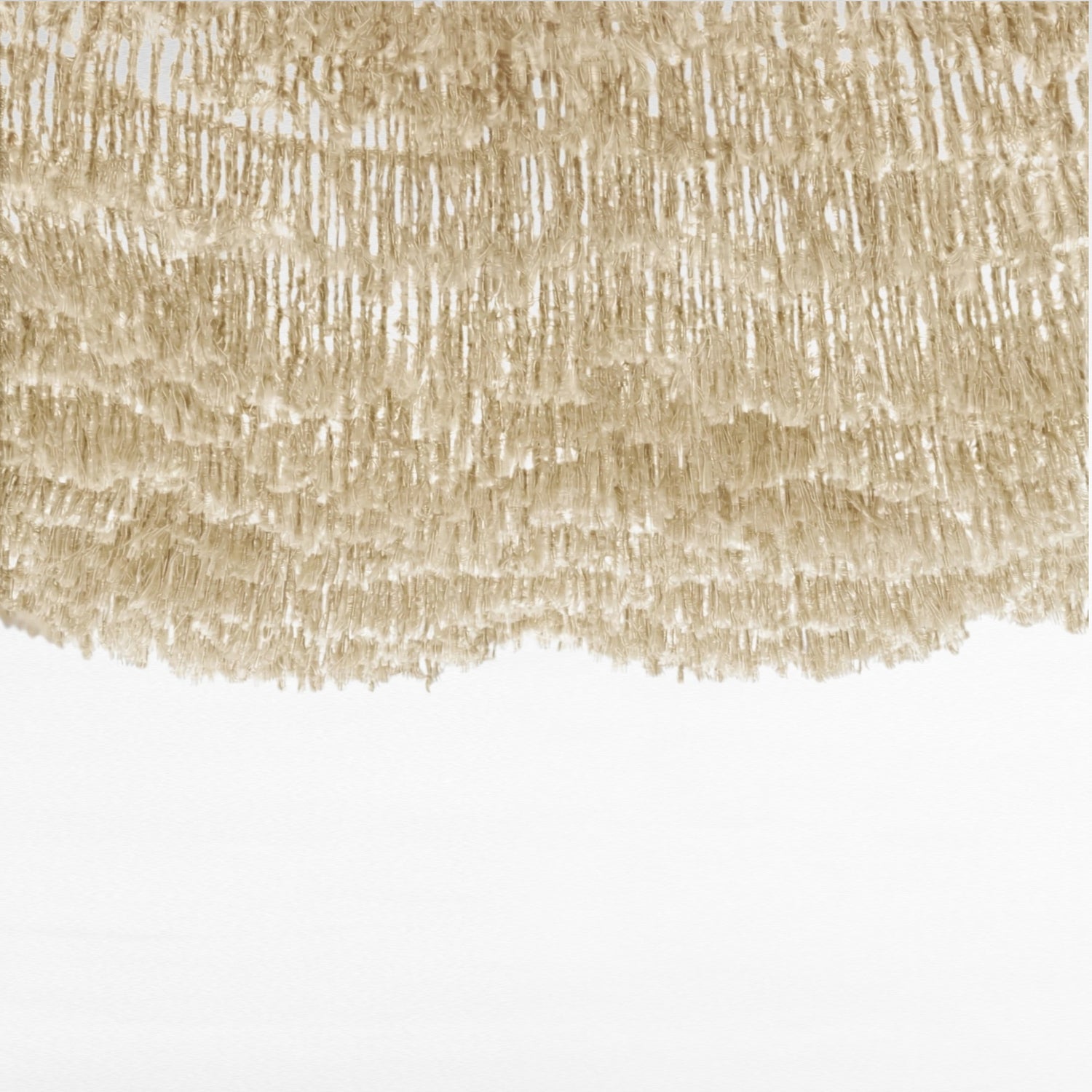 MACRAME WITH TASSELS OFF WHITE