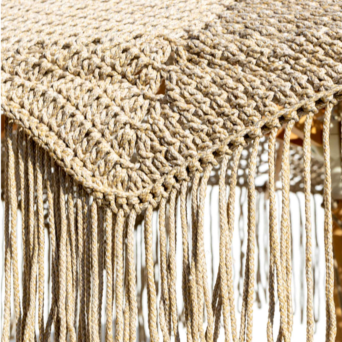 ASTERI UMBRELLA ROPE Crochet NATURAL D260 |H240 cm