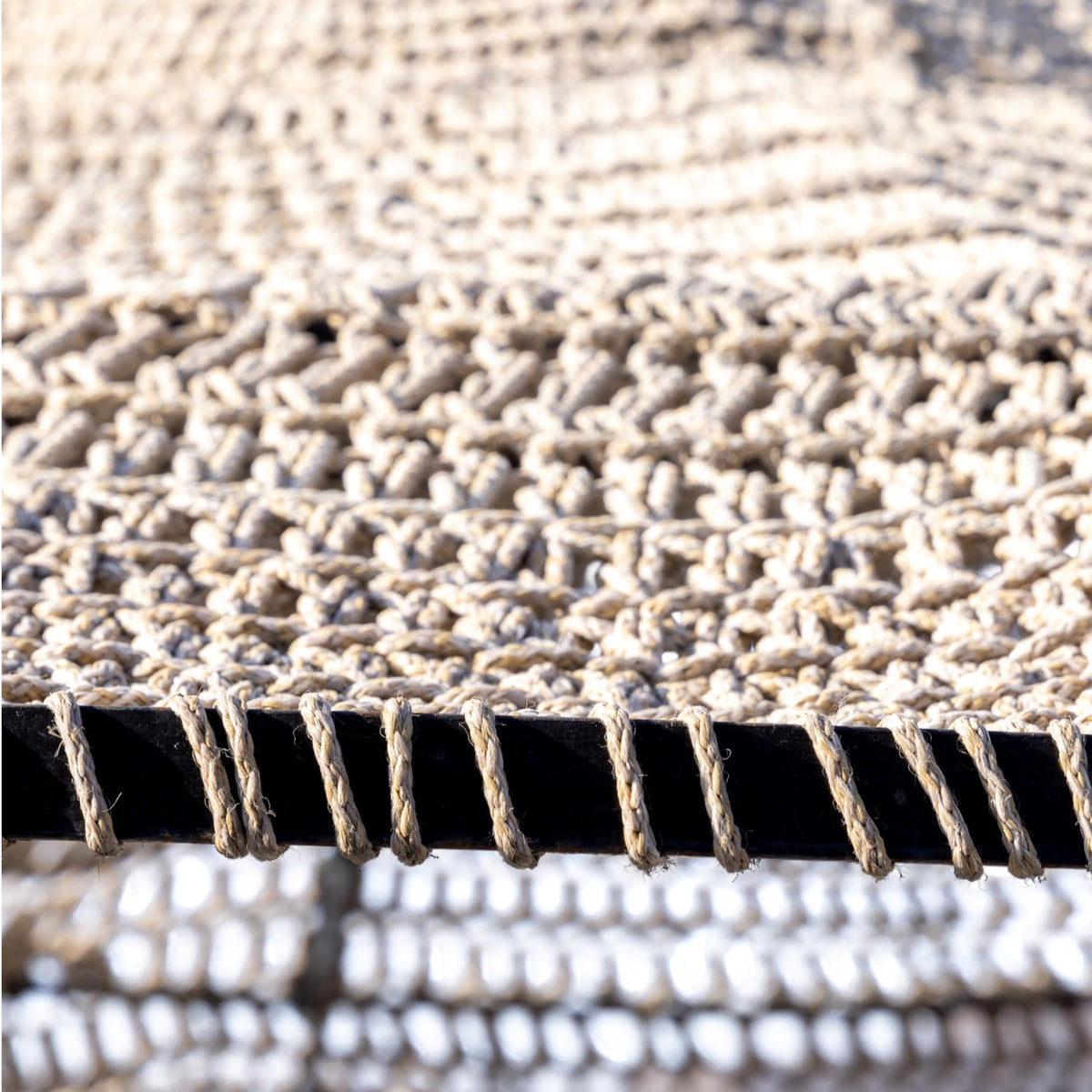 MALIBU SHADE UMBRELLA ROPE Crochet & WOOD NATURAL D300 |H280 cm