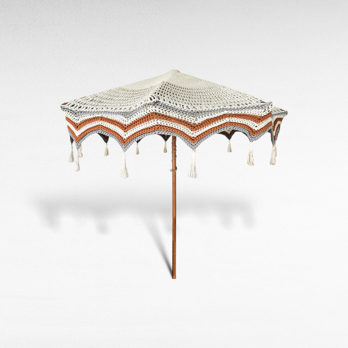 BYZANTINE UMBRELLA ROPE Crochet MULTICOLOR D260 |H240 cm