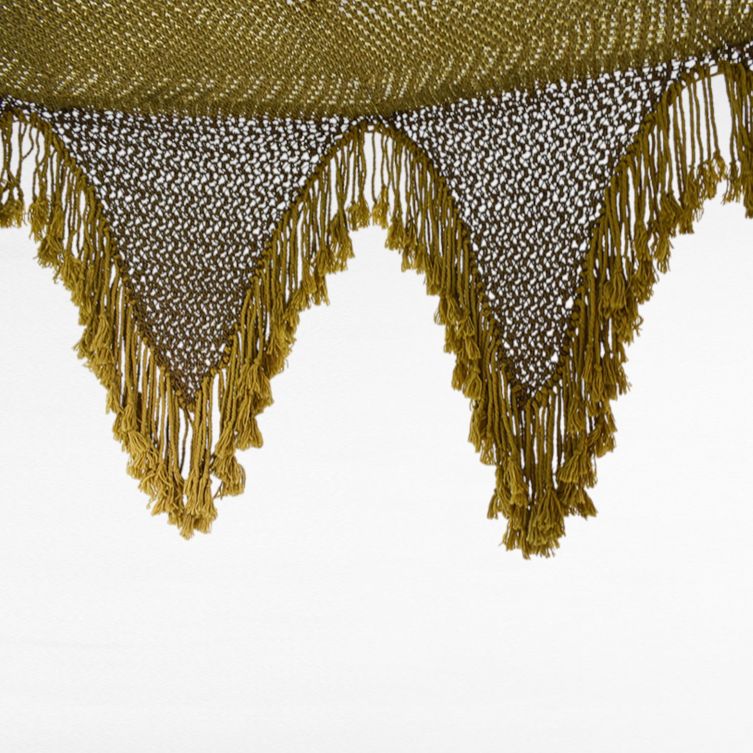 INSIDE OUT ROPE MACRAME UMBRELLA WITH OAK WOOD FRAME Φ350 |H260 CM