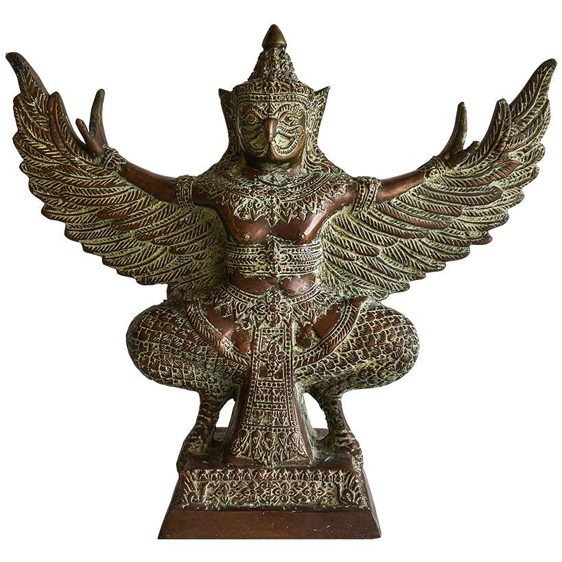 ANTIQUE GARUDA STATUE 35x11x33cm - Chora Mykonos