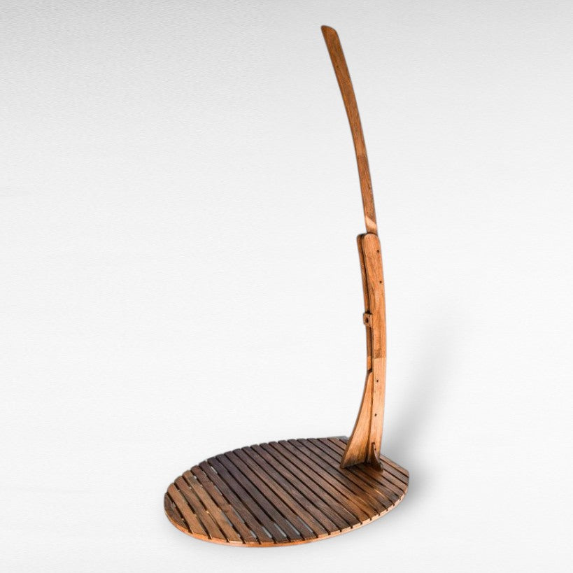 SHOWER STAND WOOD NATURAL 90x118x220cm