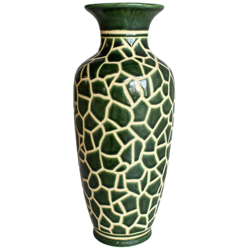 HANDPAINTED VASE - Chora Mykonos