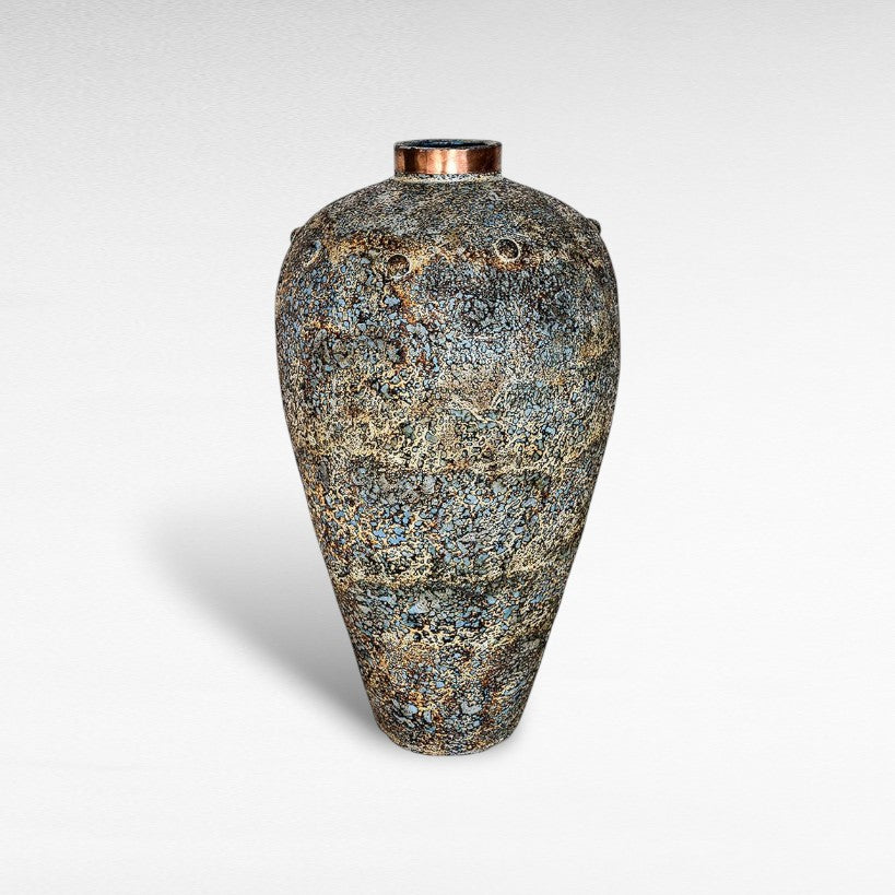 CIEL POT WITH COOPER RING 60CM - Chora Mykonos
