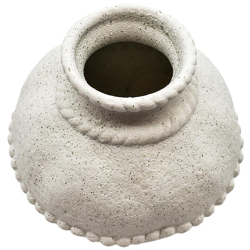 HEART VASE WHITE 21x43.5cm - Chora Mykonos