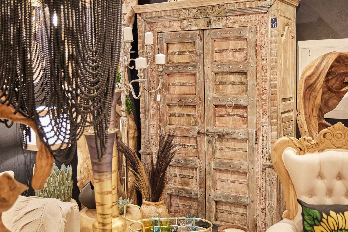 WOODEN CABINET W145 |D45 |H225 cm