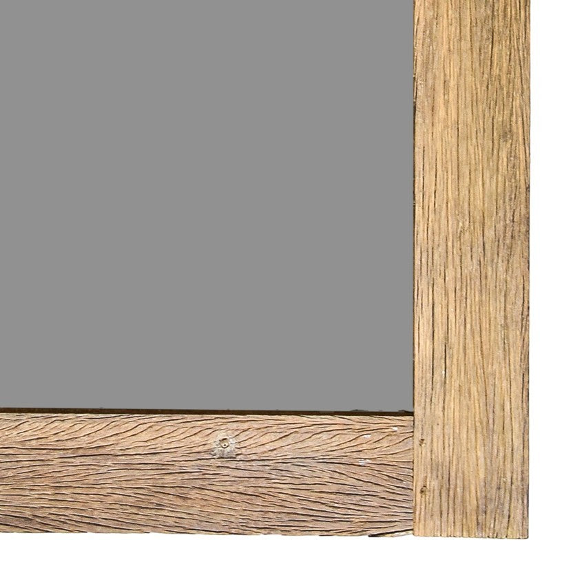 Chora Barefoot Luxury Living wood mirror with a rustic, weathered wood frame, 200cm H x 80cm W.