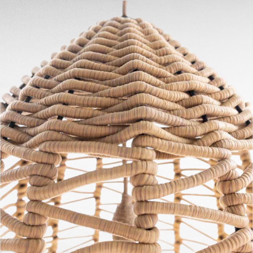 ROPE HANDMADE GEOMETRICAL WEAVING Φ62 |H60 cm