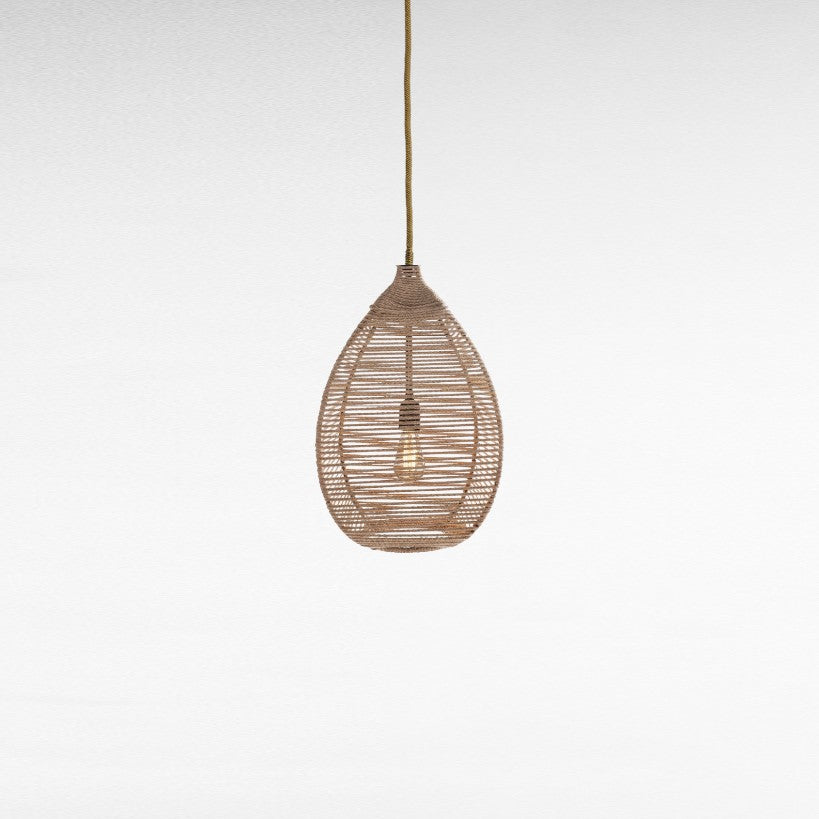 ROPE HANDWOVED DROP SHAPE Φ25 |H40 cm