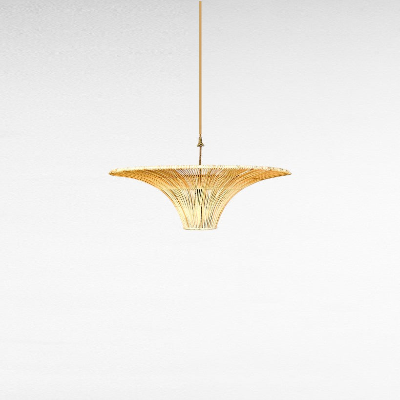 NATURAL RATTAN FLARED SHAPE Φ180 |H50 cm