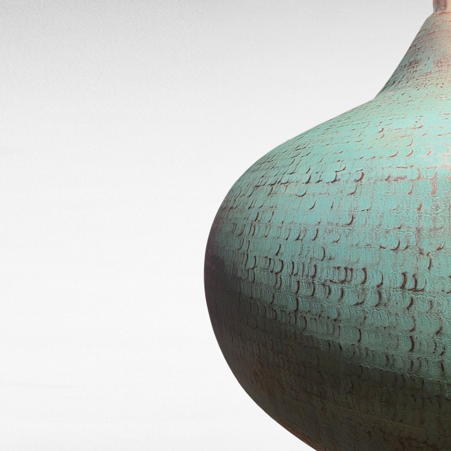 COPPER DOME SHAPE HAMMERED Φ50 |H40 cm