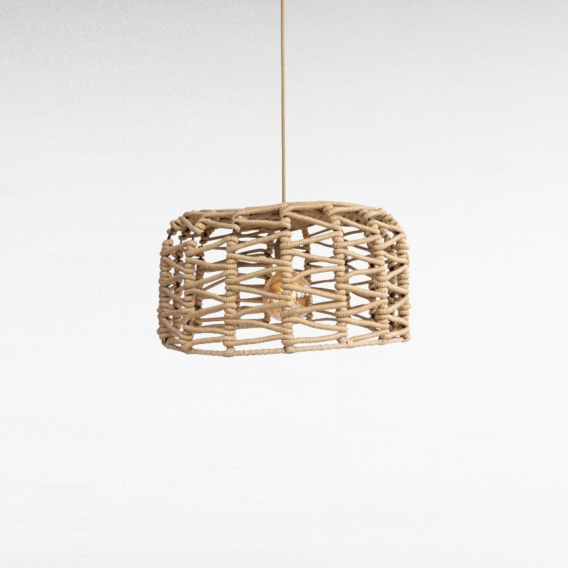 ROPE HANDMADE GEOMETRICAL WEAVING Φ60 |H30 cm