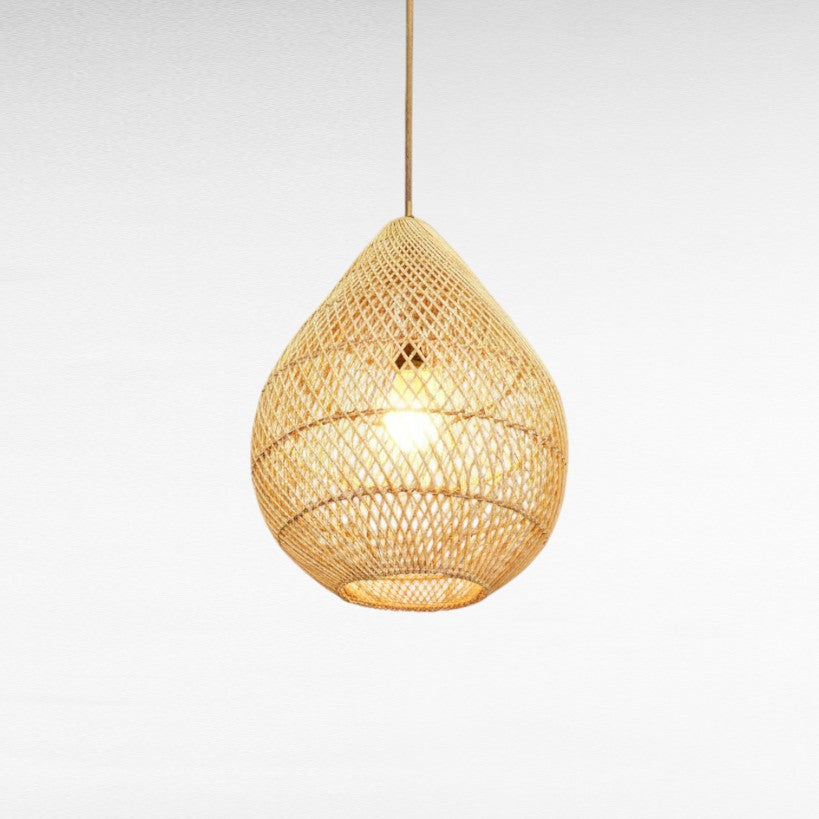 Large Natural Bamboo Lamp