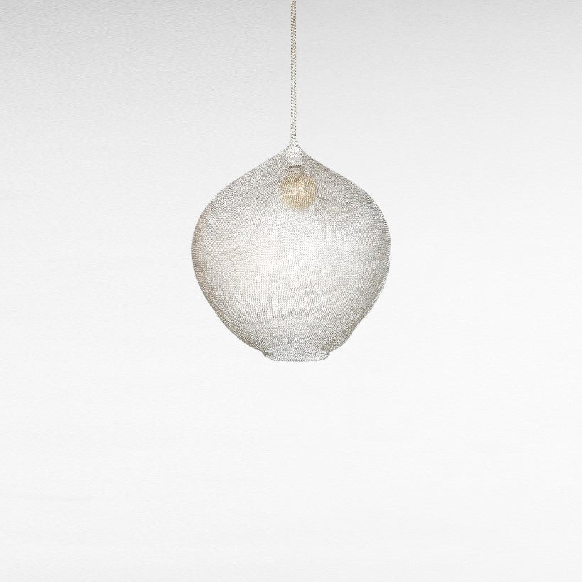 METAL WIRE HANDWOVEN ROUND SHAPE Φ60 |H60 cm