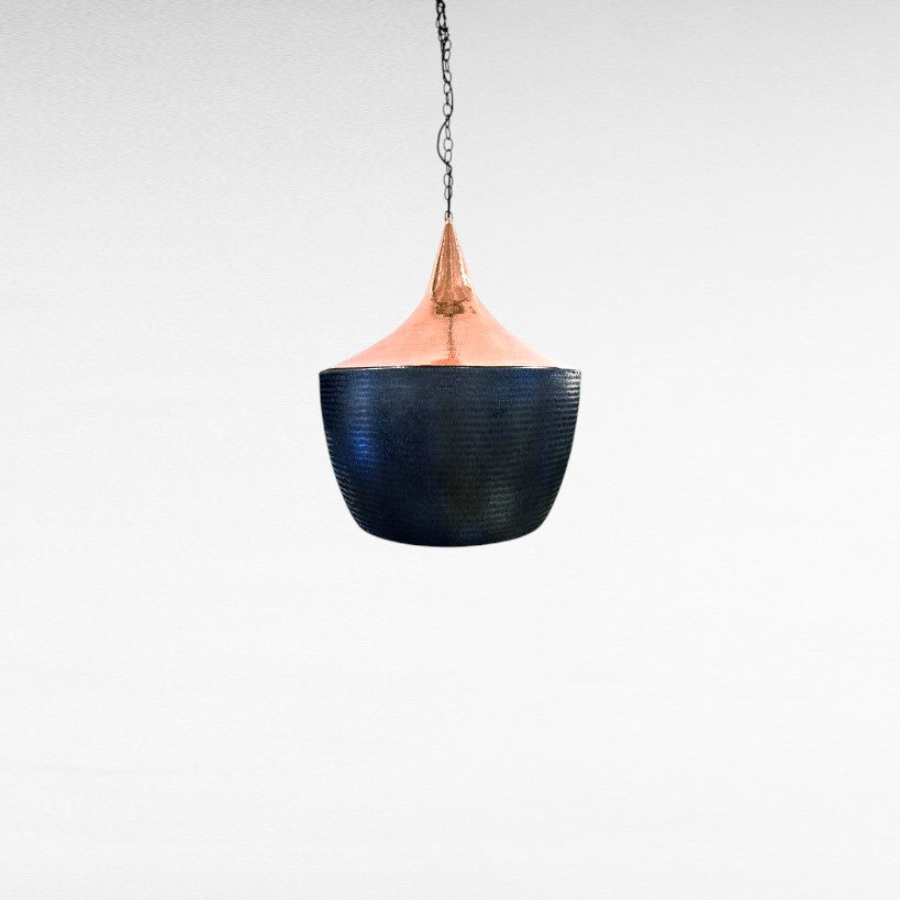 COPPER DOME SHAPE HAMMERED Φ28 |H38 cm