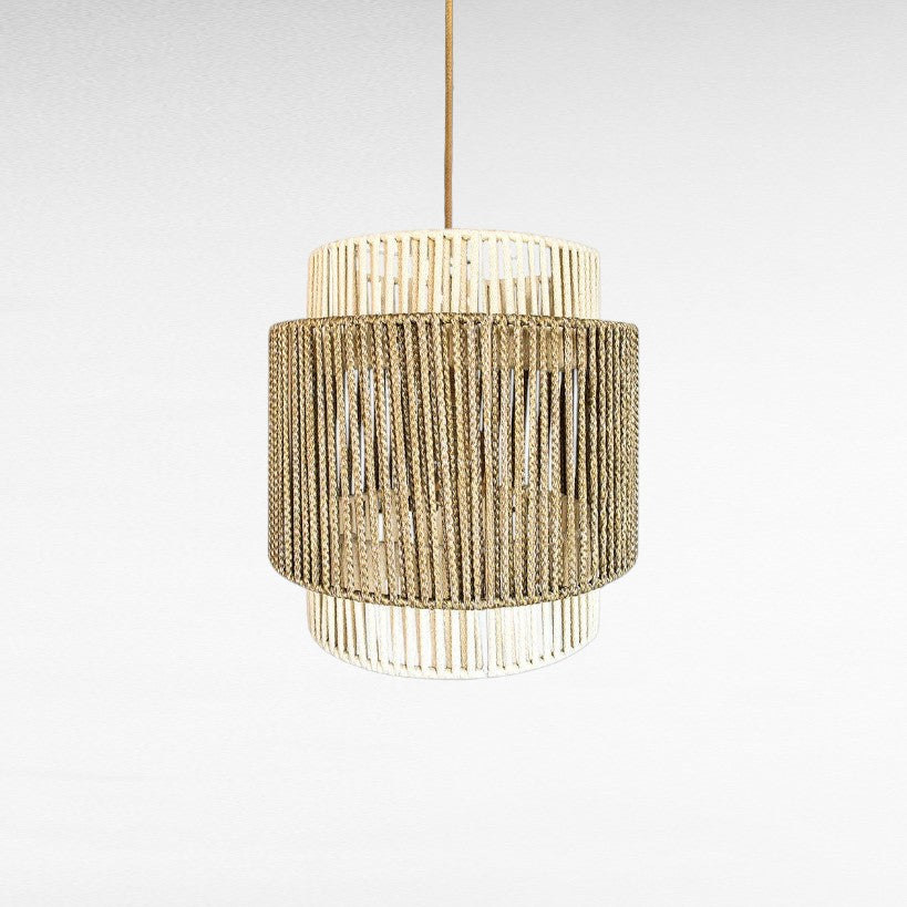 ROPE HANDWOVEN DOUBLE LAYER CYLINDER Φ55 |H55 cm