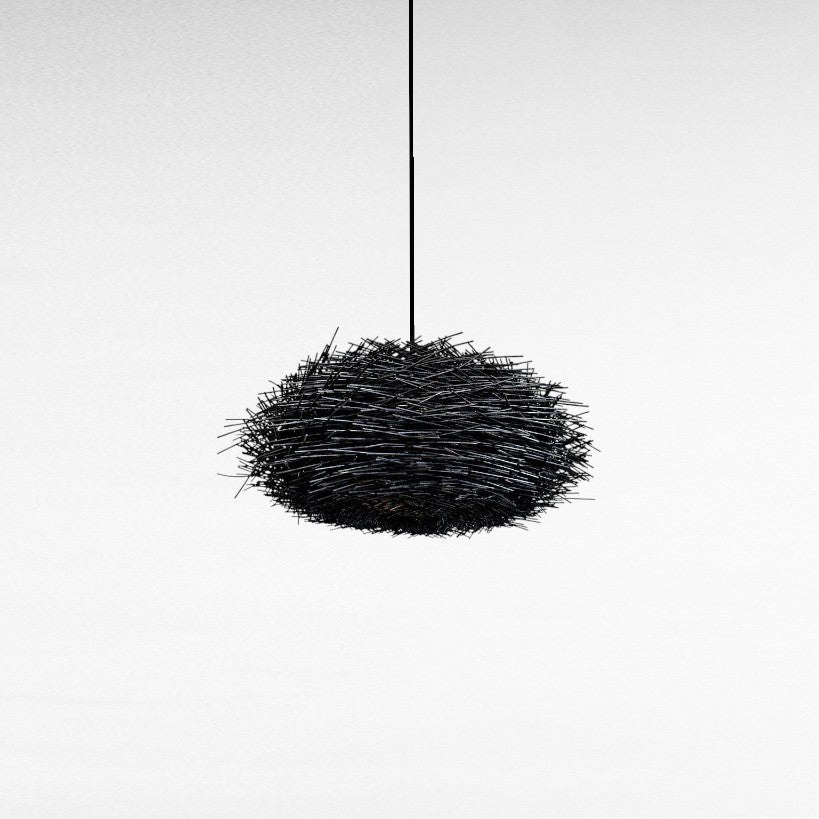 BAMBOO SPLINTS HANDMADE SEA URCHIN SHAPE Φ100 |H40 cm